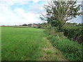  : Field edge footpath near Overton by Jeremy Bolwell