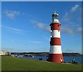 SX4753 : Smeaton's tower bathes in late evening sunshine by Steve  Fareham