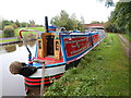 SJ8934 : Working Narrow Boat Hadar moored at Bridge No.96A, Stone by Keith Lodge