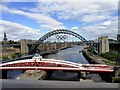 NZ2563 : The Tyne and Swing Bridges by Robert Graham