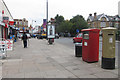 TQ3296 : Charlotte Dujardin's Gold Post Box by Oast House Archive