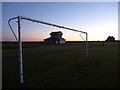 NT6779 : Coastal East Lothian ; An Open Goal at Winterfield Park, Dunbar by Richard West