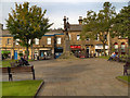 SK0394 : Norfolk Square and War Memorial, Glossop by David Dixon