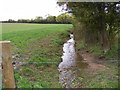 TM4072 : Stream near the Bridleway to Sibton Road by Geographer