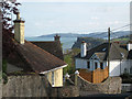 SX9474 : Rooftops and sea view, Ferndale Road by Robin Stott