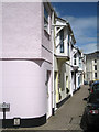 SX9372 : Terrace of houses with oriel windows, Strand by Robin Stott