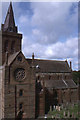 HY4410 : Kirkwall: St Magnus's Cathedral from the Bishop's Palace by Christopher Hilton