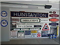 TF6628 : The Royal Station, Wolferton - Collection of original railway signs by Richard Humphrey