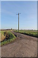 TF2734 : Electricity Pole on Stone Lane by J.Hannan-Briggs