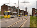 SJ8497 : Trams on Baird Street by David Dixon