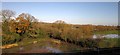 SU2990 : Flooded fields by the Ock by Derek Harper