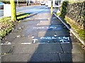 SJ9594 : Pavement awaiting repair by Gerald England