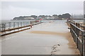 SZ0386 : Chain ferry slipway, South Haven Point by Rob Noble