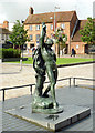 SP2054 : Statue of Hermaphroditus in Stratford-upon-Avon by Roger  D Kidd