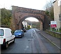 SO5710 : Long disused railway bridge, Coleford by Jaggery