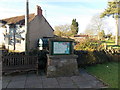 SO6000 : Bench and Millennium Noticeboard, Alvington by Jaggery