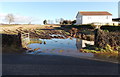 SO6000 : Watery entrance to a field, Alvington by Jaggery