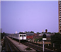 TQ2380 : London Underground train approaching Latimer Road by Malc McDonald