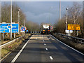 SP1778 : M42, Exit at Junction 5 (Solihull) by David Dixon