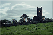  : Ruined abbey, on the Hill of Slane by Christopher Hilton