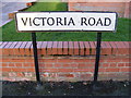 TL1314 : Victoria Road sign by Geographer