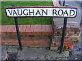 TL1314 : Vaughan Road sign by Geographer