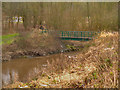 SJ5794 : Sankey Brook, Bradley (Bradlegh) Footbridge by David Dixon