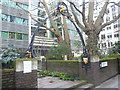 TQ3281 : Entrance to the former churchyard of St John Zachary, Gresham Street by Marathon