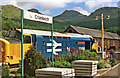 NN3825 : Class 37 Diesel on Up train at Crianlarich, 1986 by Ben Brooksbank