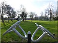 H4573 : Outdoor gym equipment, Omagh by Kenneth  Allen