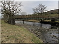 SD8071 : Footbridge over the River Ribble by Chris Heaton