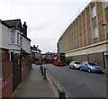 TQ2771 : Buses in Longmead Road, Tooting Broadway by PAUL FARMER