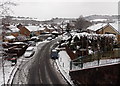 ST3091 : A wintry scene along a Pilton Vale roadway, Malpas, Newport by Jaggery