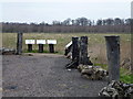 TL2287 : Car park and information boards - The Great Fen by Richard Humphrey