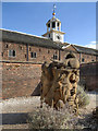 SJ7387 : Carved Tree Stump, Dunham Massey by David Dixon