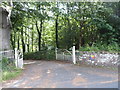 SO1021 : Entrance drive to Aberclydach House near Aber Village by Jaggery