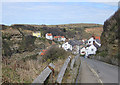 NZ7818 : Steep descent into Staithes by Pauline E