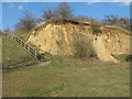 TQ5978 : Mill Wood Sand Cliff by Roger Jones