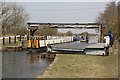 SJ3898 : Narrow boat passing Handcock's Bridge by Alan Murray-Rust