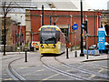 SJ8498 : Metrolink Tram at Victoria by David Dixon