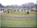 NZ0516 : Bowes' Museum garden by Stanley Howe