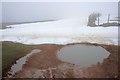 NZ0401 : Snowdrift, Marrick Moor by Mick Garratt