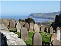 NZ9405 : View from above the gravestones at Old St. Stephen's church, Robin Hood's Bay by Derek Voller