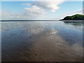 NX8450 : Tidal sands near Hestan Island by Walter Baxter