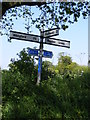 TM4878 : Roadsign on Reydon Lane by Geographer