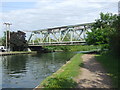 TL3809 : Railway bridge over the River Lea near Hoddesdon by Malc McDonald