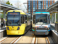 SJ8097 : New and Old at MediaCityUK by David Dixon