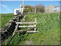 SE0429 : Stile on the Calderdale Way at  Hough Gate Head by Humphrey Bolton