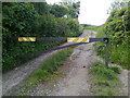 ST7769 : Vehicle barrier on Holts Down Byway by James Ayres