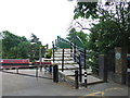 TQ3487 : Footbridge over the Lea near Clapton by Malc McDonald